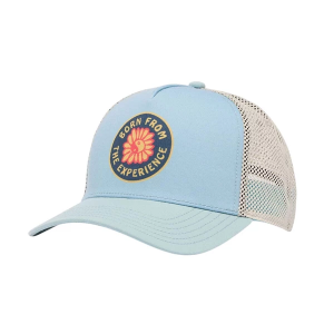 prAna Roads Ahead Trucker Snapback Hat One Size Saltwater Outdoor Optimist