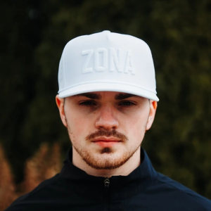 Men's Pin Hunters Golf ZONA Golf Snapback Hat One Size White