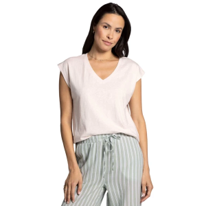 Women's Thread & Supply Romy T-Shirt Small Pink Oatmeal