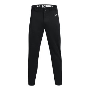 Men's Under Armour Utility Baseball Pants Large Black/White Regular