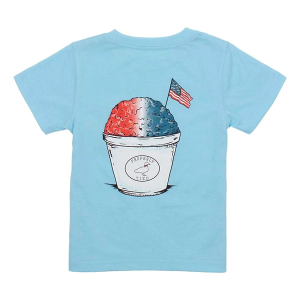 Kids' Properly Tied American Chillin T-Shirt 5 Aqua