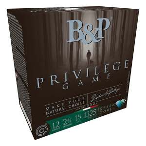 B&P Privilege Game Lead 12 Gauge Shotshells