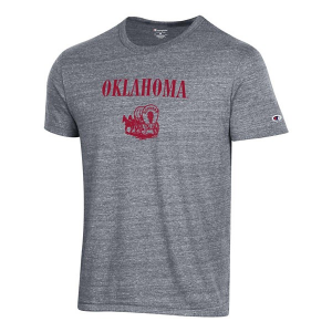 Oklahoma Sooners Champion Wagon T-Shirt 2XLarge Light Grey