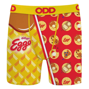 Boys' ODD SOX Eggo Boxer Briefs Underwear Large Yellow/Red