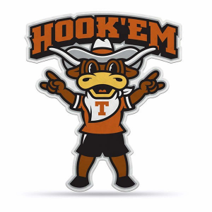 Rico Industries Texas Longhorns Mascot Die Cut Pennant