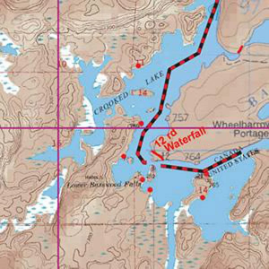 Mckenzie Maps Jackfish Bay, Crooked Lake and Beartrap River #11 Map