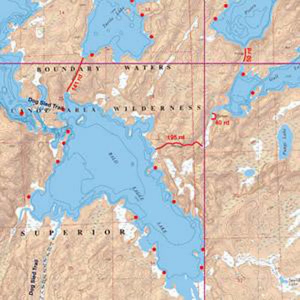 Mckenzie Maps Lake One and Bald Eagle Lakes #18 Map