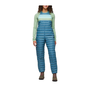 Women's Cotopaxi Snow Bibs Fuego Down XLarge Blue Spruce Stripes