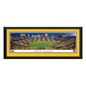 Blakeway Panoramas Iowa Hawkeyes Deluxe Framed Runout Print