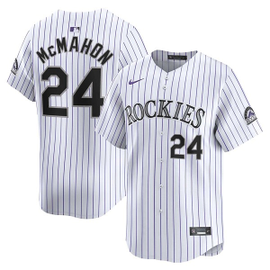 Colorado Rockies Ryan McMahon #24 Nike Limited Jersey XLarge White
