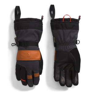 Men's The North Face Montana Pro Gloves Small Asphalt Grey/Leather Brown
