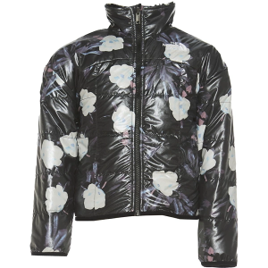 Girls' The North Face Reversible Shasta Full Zip XLarge Black Flowers