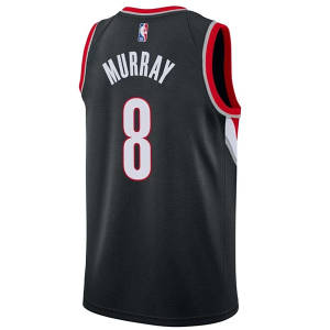Portland Trail Blazers Kris Murray #8 Nike Swingman Jersey XLarge Black