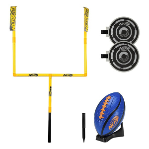 NERF Punt and Pass Football Goal Post Set