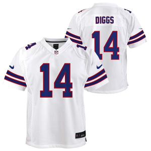 Buffalo Bills Stefon Diggs #14 Nike Game Kids' Jersey Small White