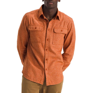 Men's The North Face Arroyo Long Sleeve Flannel Small Earthen Copper Heather