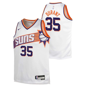 Kids' Phoenix Suns Kevin Durant #35 Nike Swingman Jersey XLarge White