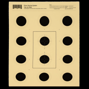 Orion 12 Bull Air Rifle Targets