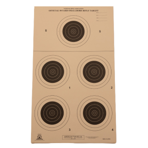 50yd Rifle 5 Bull A23/5 Smallbore Target