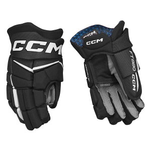 Senior CCM JetSpeed FT880 Hockey Hockey Gloves 13" Black/White