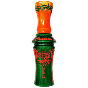 C&S Acrylic Archangel Hunting Duck Call Green and Orange