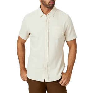 Men's 7 Diamonds Keaton Button Up Shirt Large Desert