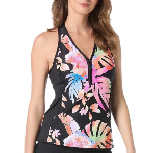 Women's Beach House Erinna Swim Tankini Misses 12 Black