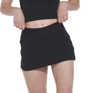 Women's Under Armour Fish Pro Woven Skort Small Black Castlerock