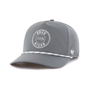 North Dakota State Bison 47 Brand Loop Hitch Adjustable Hat One Size Grey Heather