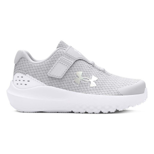 Girls' Under Armour Surge 4 AC Shoes sneakers-athletic-shoes Toddler 6T Regular Halo Grey/White/Iridescent