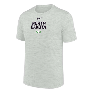 North Dakota Fighting Hawks Nike Sideline Velocity T-Shirt XLarge Photon
