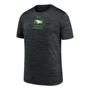 North Dakota Fighting Hawks Nike Sideline Velocity Kids' T-Shirt XLarge Black