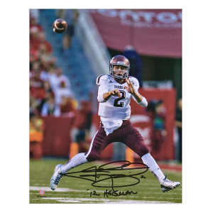 Fanatics Authentic Texas A&M Aggies Johnny Manziel Autographed "12 Heisman" 8" x 10" Photograph