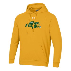 North Dakota State Bison Under Armour Hoodie XLarge Gold