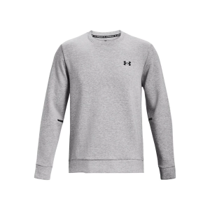 Men's Under Armour Unstoppable Fleece Crewneck Sweatshirt Small Mod Grey/Black