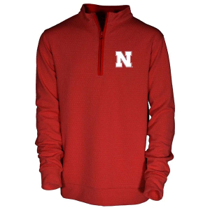 Nebraska Cornhuskers Garb Kids 1/4 Zip Large Red