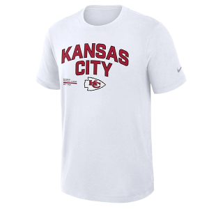 Kansas City Chiefs Nike Arch Slub T-Shirt 2XLarge White