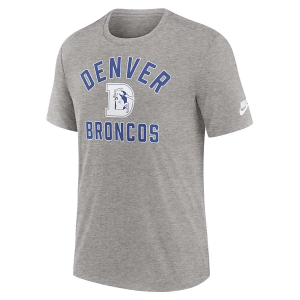 Denver Broncos Nike Tri Rewind T-Shirt 2XLarge Dark Grey Heather