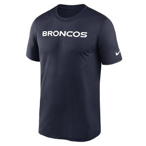Denver Broncos Nike Legend Wordmark T-Shirt Medium Navy
