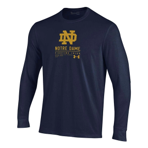 Notre Dame Fighting Irish Under Armour Adrian T-Shirt XLarge Navy
