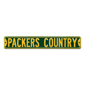 Authentic Street Signs Green Bay Packers Country Street Sign