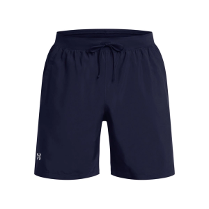 Men's Under Armour Launch Unlined 7" Shorts Medium Midnight Navy/White