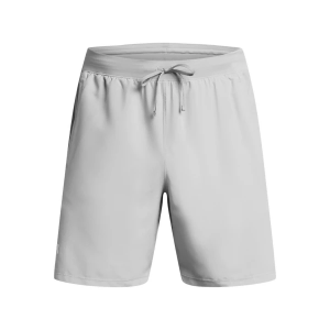 Men's Under Armour Launch Unlined 7" Shorts Medium Mod Grey/White