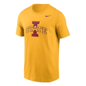 Iowa State Cyclones Nike Logo T-Shirt Medium Gold