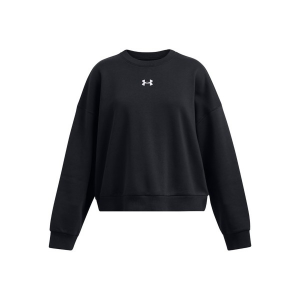 Girls' Under Armour Rival Fleece Crewneck Sweatshirt XLarge black / white