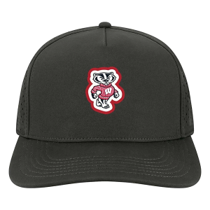 Wisconsin Badgers Legacy Athletic Ycut Kids' Adjustable Hat One Size Black