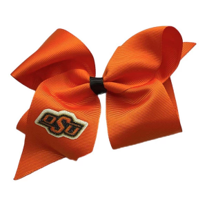 Usa Licensed Bows Kids' Oklahoma State Cowboys Large Glitter Bow