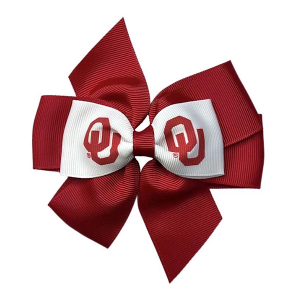 Usa Licensed Bows Kids' Oklahoma Sooners Fan Bow