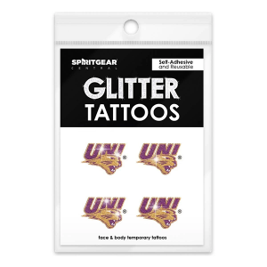 Spirit Gear Northern Iowa Panthers 4pk. Glitter Tattoos
