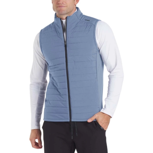Men's UNRL Vancouver Quilted Vest Large Storm Blue